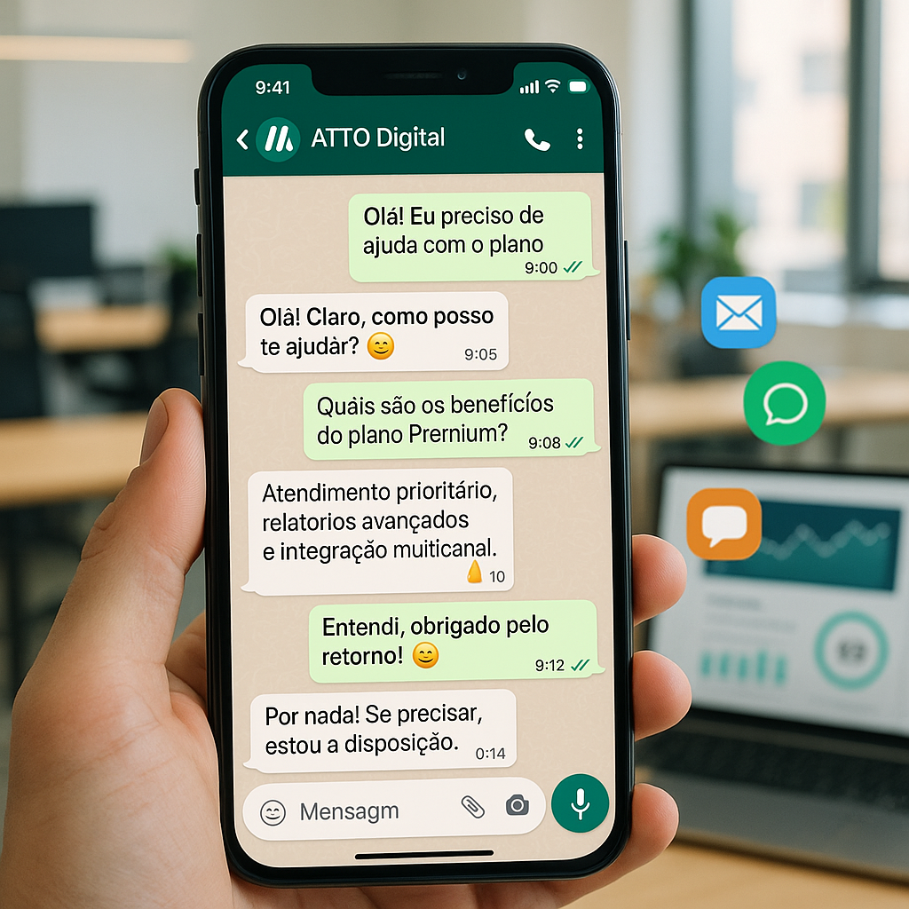 Transforme o WhatsApp em seu aliado.
